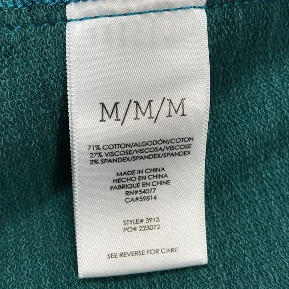 CAbi Equestrian Jacket Women M Green Double Breasted Military Cotton Blend Retro - Picture 11 of 13